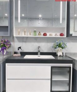 Bo Tu Chau Lavabo Nhua PVC (80cm) HT08